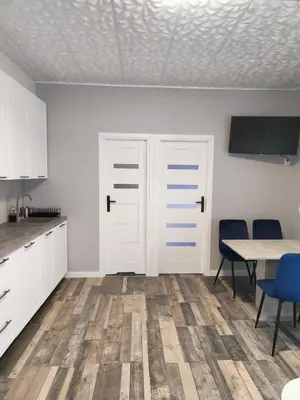 Kuchnia lub aneks kuchenny w obiekcie 722 Slate Apartament Jedlina-Zdrój