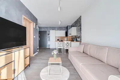 Telewizja i/lub zestaw kina domowego w obiekcie Drabika 46 by Homeprime