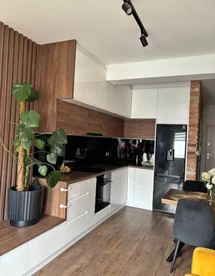 Kuchnia lub aneks kuchenny w obiekcie Apartament Cztery Pory Roku