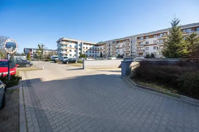 Budynek, w którym mieści się apartament