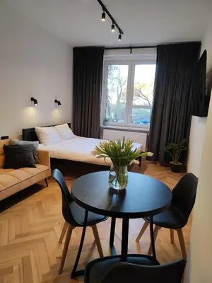 Część wypoczynkowa w obiekcie Apartamenty River View