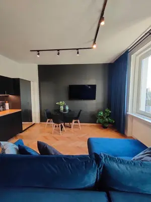 Telewizja i/lub zestaw kina domowego w obiekcie Apartamenty River View