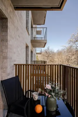 Balkon lub taras w obiekcie INA Rent - Apartamenty Czysta Premium