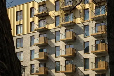 Budynek, w którym mieści się aparthotel