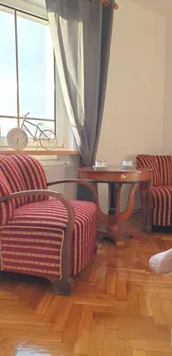 Część wypoczynkowa w obiekcie Złoty Trakt pokoje i rowery