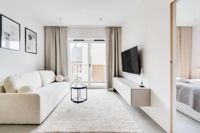 Telewizja i/lub zestaw kina domowego w obiekcie Czysta 4 - A by Homeprime