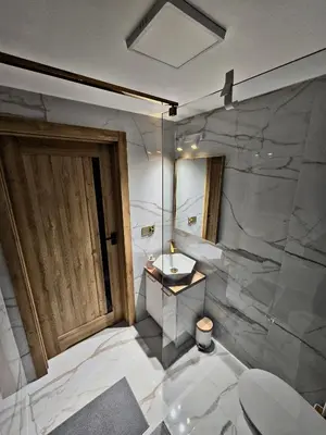 Łazienka w obiekcie Apartamenty nad Kamiennym Potokiem 2