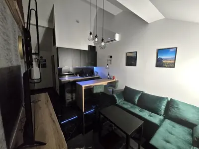 Kuchnia lub aneks kuchenny w obiekcie Apartamenty nad Kamiennym Potokiem 1