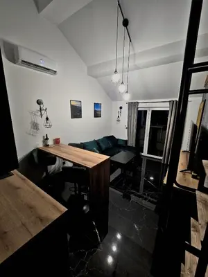 Część wypoczynkowa w obiekcie Apartamenty nad Kamiennym Potokiem 1