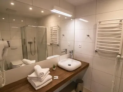 Łazienka w obiekcie Apartamenty Czarna Góra Resort - Livigno 1 i 2
