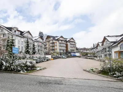 Budynek, w którym mieści się apartament