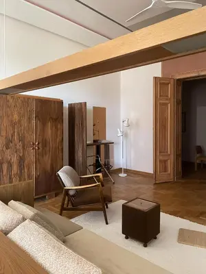 Część wypoczynkowa w obiekcie visitting apartments - Gwarna