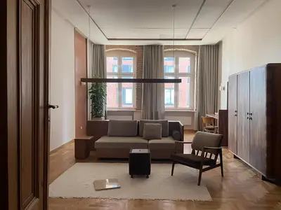 Część wypoczynkowa w obiekcie visitting apartments - Gwarna