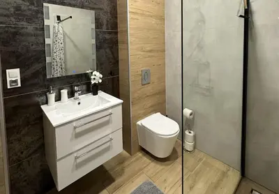 Łazienka w obiekcie Apartamenty Stronie - Polna Przystań