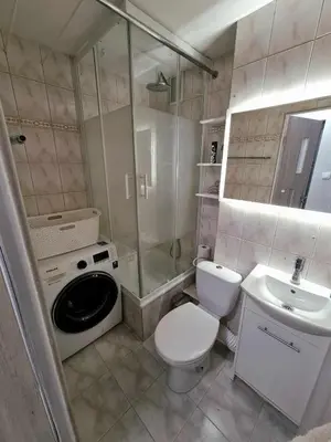 Łazienka w obiekcie Apartament Gwiezdna 15