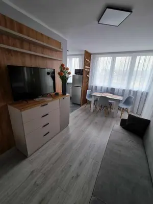 Telewizja i/lub zestaw kina domowego w obiekcie Apartament Gwiezdna 15