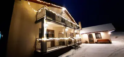 Budynek, w którym mieści się pensjonat