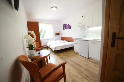 Kuchnia lub aneks kuchenny w obiekcie Leśny Dom