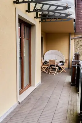 Balkon lub taras w obiekcie LAGUNA Apartament Przestronny Willa Maria 19