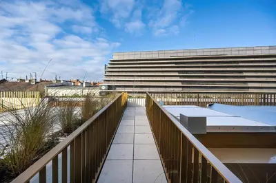 Balkon lub taras w obiekcie Stylish Apartments with Balcony & Parking in the Old Town of Wrocław by Noclegi Renters