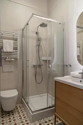 Łazienka w obiekcie RentPlanet - Apartamenty Cybulskiego III