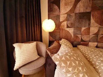 Łóżko lub łóżka w pokoju w obiekcie Apartament Słoneczny