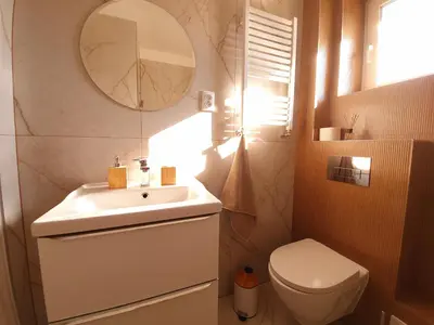 Łazienka w obiekcie Apartament Słoneczny