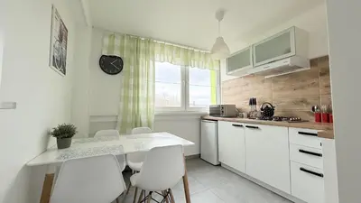 Kuchnia lub aneks kuchenny w obiekcie Apartament KOREK