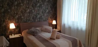 Łóżko lub łóżka w pokoju w obiekcie Lux Apartment Small