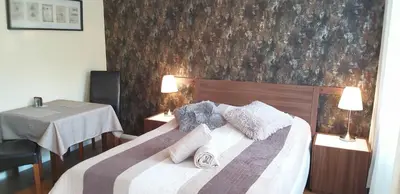 Łóżko lub łóżka w pokoju w obiekcie Lux Apartment Small