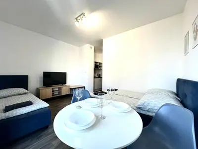 Telewizja i/lub zestaw kina domowego w obiekcie Przyjaźni 16 Apt 24 - Self Check-In 20h - Lift