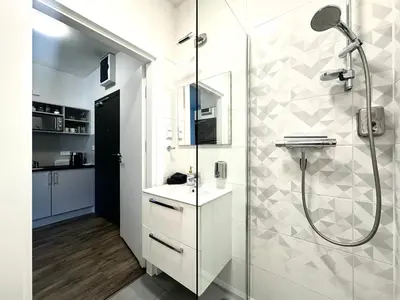 Łazienka w obiekcie Przyjaźni 16 Apt 25 - Self Check-In 20h - Lift