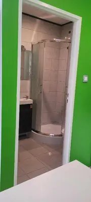 Łazienka w obiekcie Apartament u Doroty obok Zamku Sarny