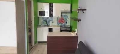 Kuchnia lub aneks kuchenny w obiekcie Apartament u Doroty obok Zamku Sarny