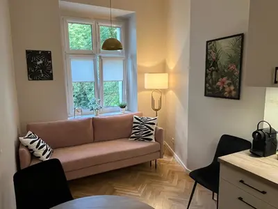 Część wypoczynkowa w obiekcie Tajemniczy Ogród - Secret Garden - Self check-in 24h