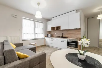 Kuchnia lub aneks kuchenny w obiekcie RentPlanet - Studio Kaszubska