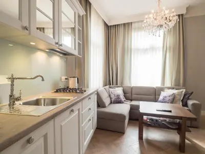 Kuchnia lub aneks kuchenny w obiekcie Best Apartments Św. Antoniego
