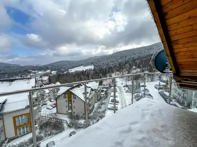 Obiekt Apartament z najlepszym widokiem na Góry, Czarna Góra, Sienna, Stronie Śląskie zimą
