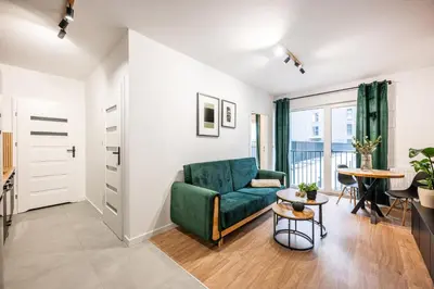 Część wypoczynkowa w obiekcie Legnicka Residence 65