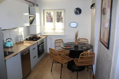 Kuchnia lub aneks kuchenny w obiekcie AP Apartment's Rodzinny