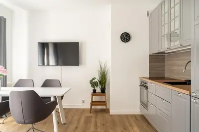 Kuchnia lub aneks kuchenny w obiekcie RentPlanet - Apartament Stawowa