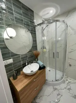 Łazienka w obiekcie Apartament Olimp