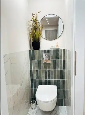 Łazienka w obiekcie Apartament Olimp