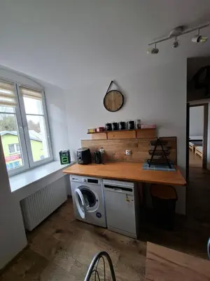 Kuchnia lub aneks kuchenny w obiekcie Apartament Wolności