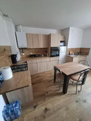 Kuchnia lub aneks kuchenny w obiekcie Apartament Wolności