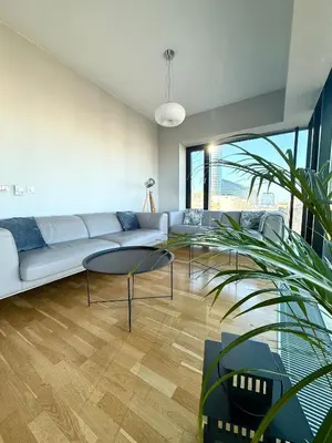 Część wypoczynkowa w obiekcie Apartment w centrum Wrocław