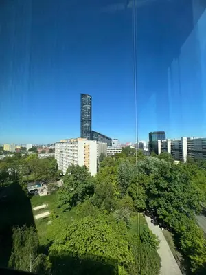 Widok na miasto Wrocław z tego apartamentu