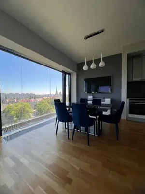 Balkon lub taras w obiekcie Apartment w centrum Wrocław