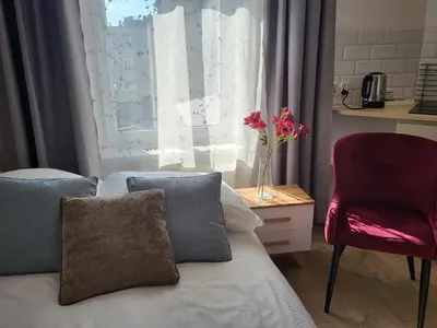 Część wypoczynkowa w obiekcie Apartament - STUDIO 6