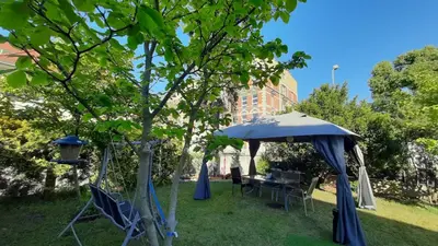 Ogród w obiekcie Apartament Magnolia - Centrum